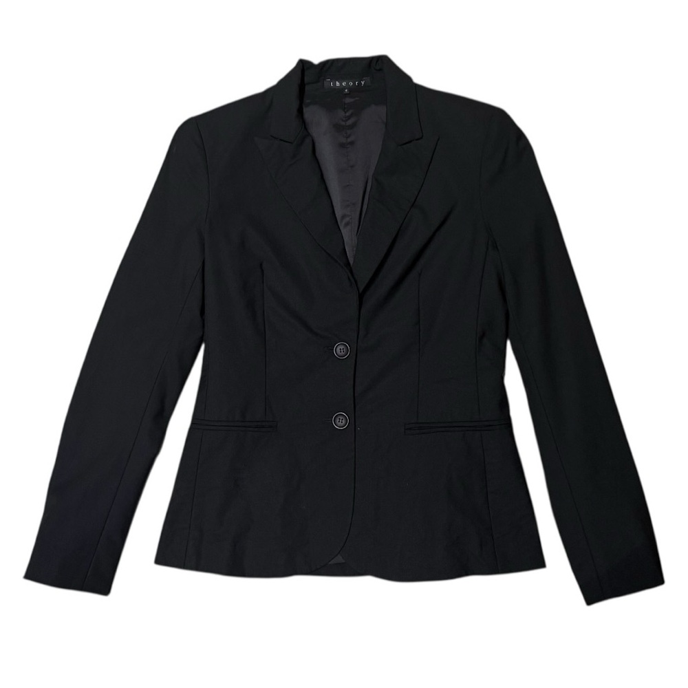 Theory Wool Blazer in Black women’s Size 4